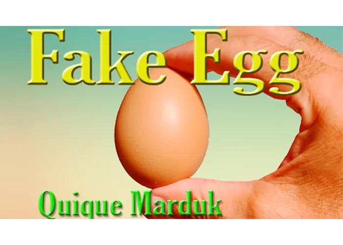 Fake Egg Brown by Quique Marduk / PVC Ei