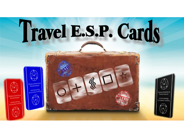 Travel ESP Cards Blue & Red (Gimmicks and Online Instructions) by Paul Carnazzo