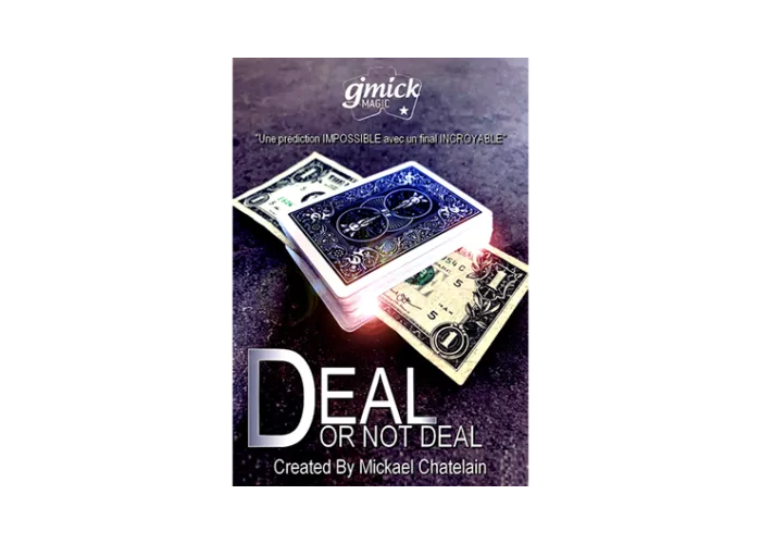 DEAL NOT DEAL Blue (Gimmick and Online Instructions) by Mickael Chatelain