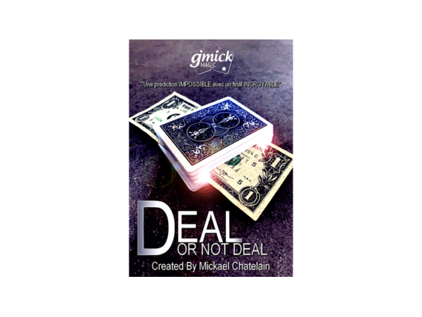 DEAL NOT DEAL Blue (Gimmick and Online Instructions) by Mickael Chatelain