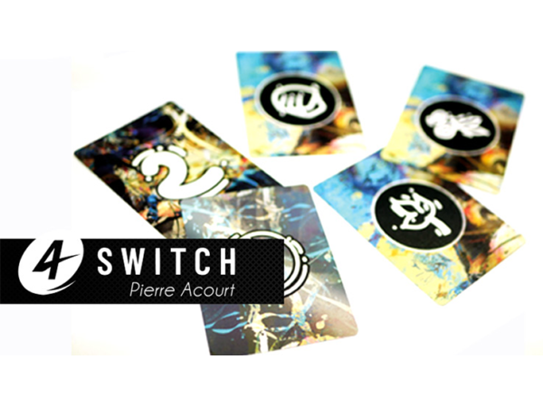 4 Switch (Gimmicks and Online Instructions) by Pierre Acourt & Magic Dream