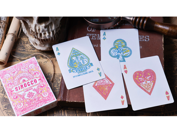 Sirocco Weathered (Numbered Seal)  Playing Cards by Riffle Shuffle
