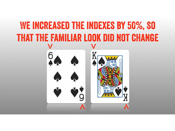 Phoenix Deck Large Index (Blue) by Card-Shark