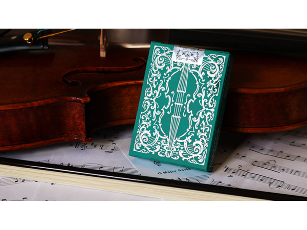 Vivaldi Allegro Playing Cards / green Deck