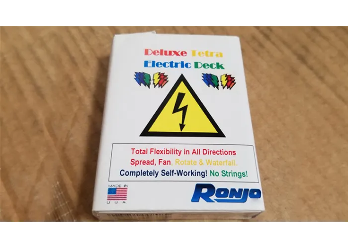 ELECTRIC DECK DELUXE - TETRA 4 COLOR FANNING by Ronjo - Trick