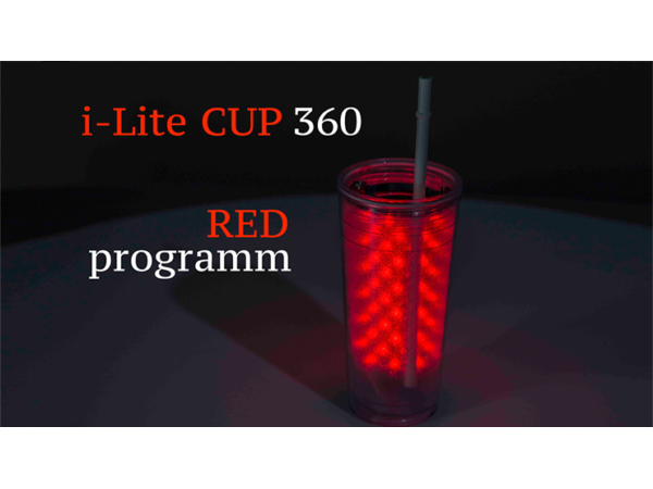 I-Lite Cup 360 Red by Victor Voitko (Gimmick and Online Instructions)
