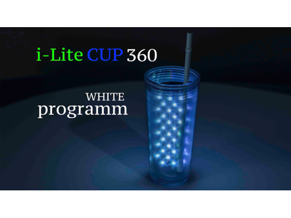I-Lite Cup 360 White by Victor Voitko (Gimmick and Online Instructions)