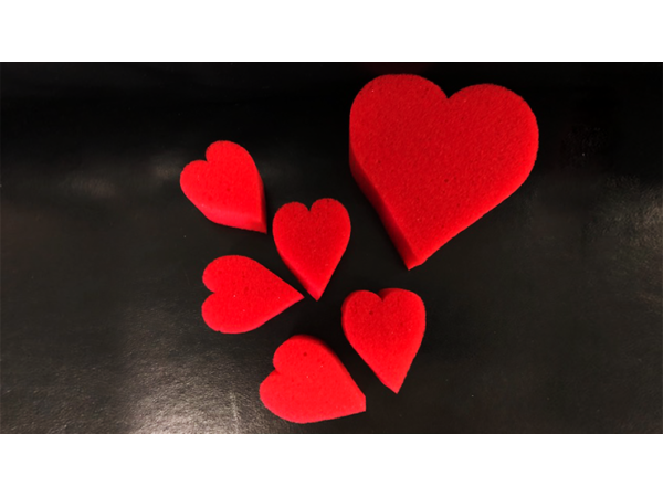 Sponge Heart Set (Red) by Goshman