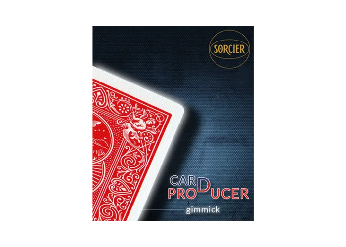 Card Production Gimmick Red by Sorcier Magic