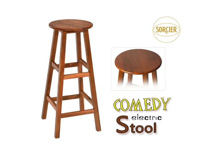 Comedy Electric Stool (Wood) by Sorcier Magic