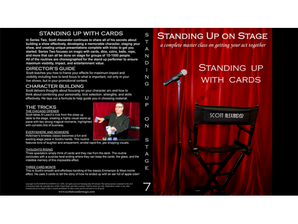 Standing Up On Stage Volume 7 CARDS  by Scott Alexander - DVD
