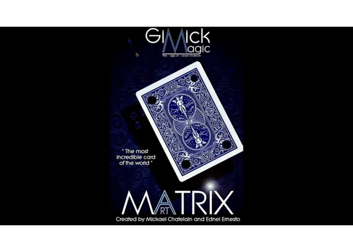 MATRIX ART Blue by Mickael Chatelain