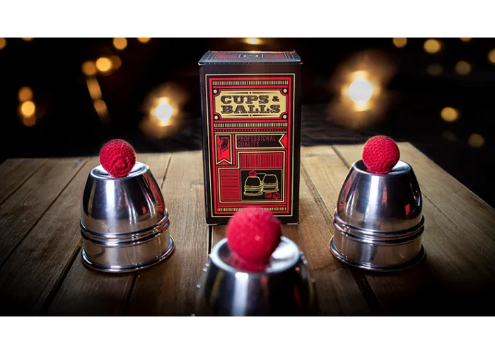 CUPS and BALLS Aluminum (Gimmicks and Instructions) by Murphy's Magic