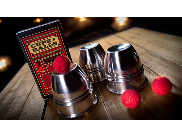 CUPS and BALLS Aluminum (Gimmicks and Instructions) by Murphy's Magic