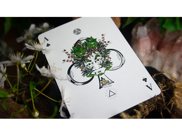 The Green Man Playing Cards (Spring)  by Jocu