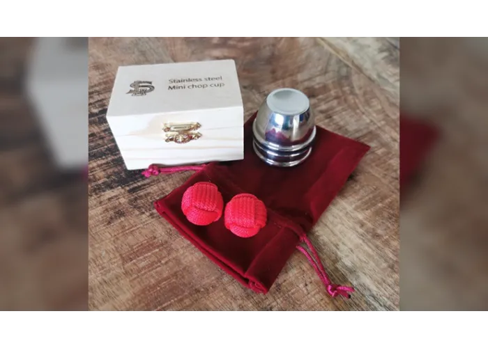 Stainless Steel Mini Chop Cup (with Chop Cup Balls)