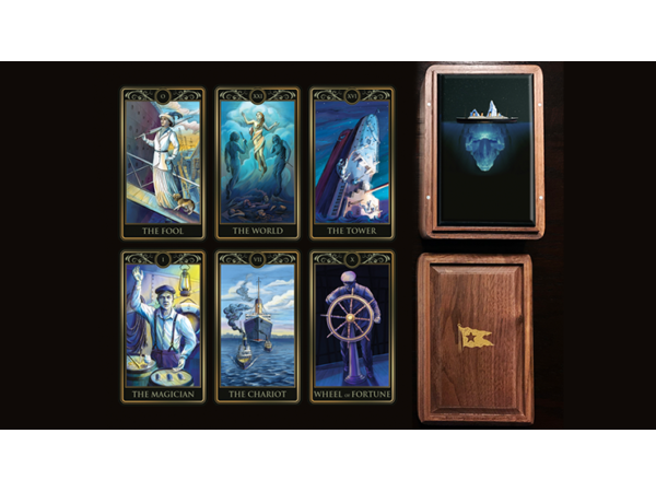 Deluxe Titanic Tarot Cards (Wood Box and Boarding Pass)