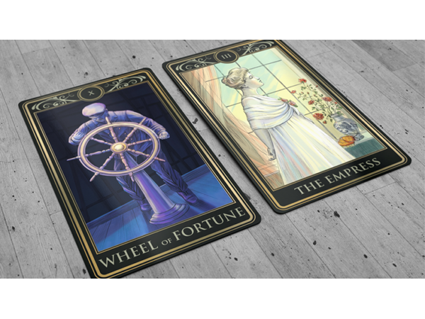 Deluxe Titanic Tarot Cards (Wood Box and Boarding Pass)