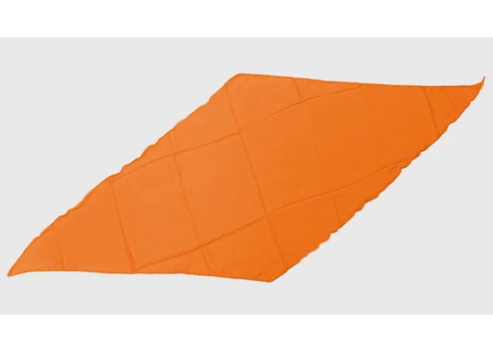 Diamond Cut Silk 18 inch (Orange) by Magic By Gosh - Seidentuch