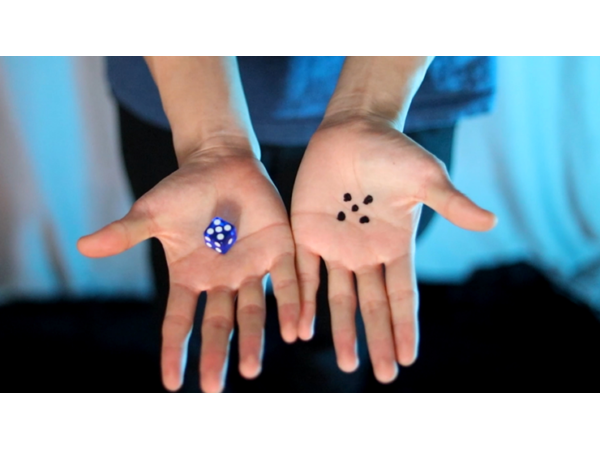 TF DICE (Transparent Forcing Dice) BLUE by Chris Wu