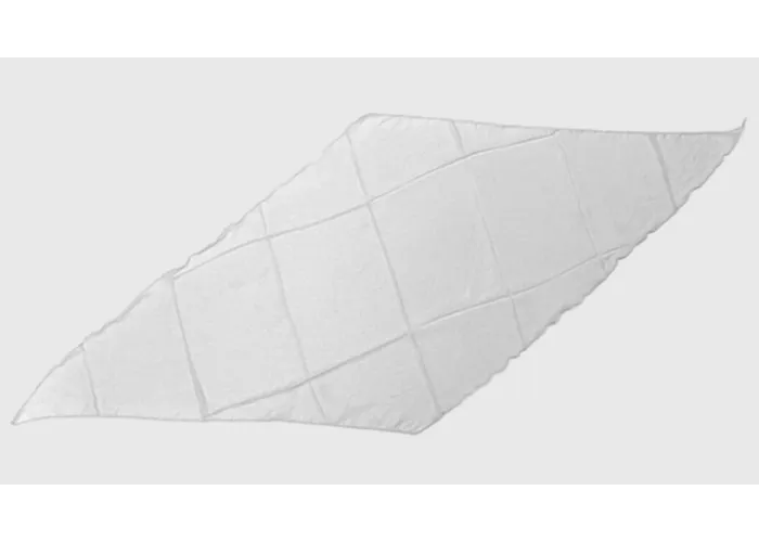 Diamond Cut Silk 18 inch (White) by Magic By Gosh - Seidentuch
