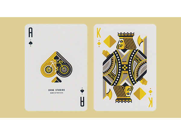 DKNG (Yellow Wheel) Playing Cards by Art of Play