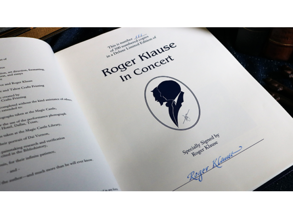 Roger Klause In Concert Deluxe (Signed and Numbered) - Book