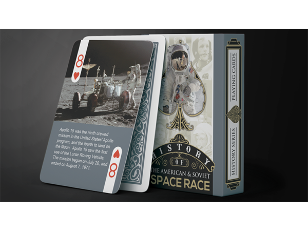 History Of Space Race Playing Cards