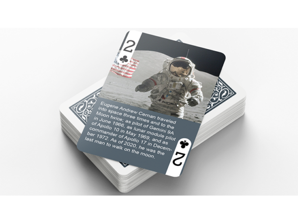 History Of Space Race Playing Cards