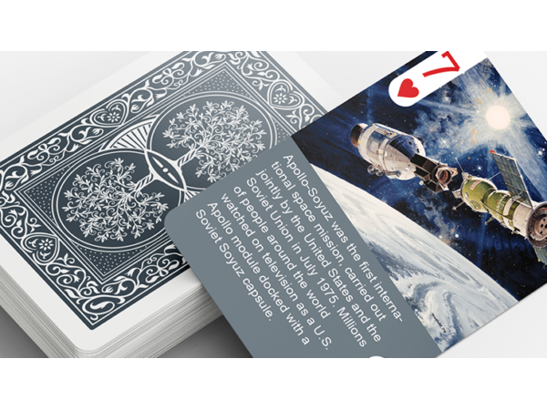 History Of Space Race Playing Cards