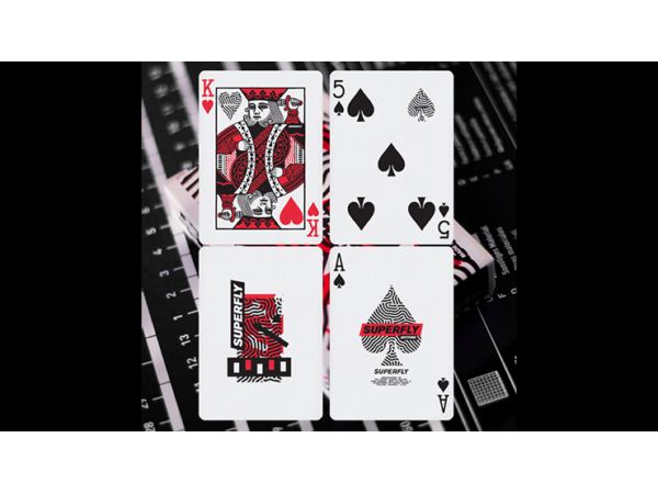 Superfly Spitfire Red Playing Cards by Gemini
