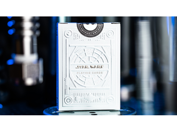 Star Wars Light Side Silver Edition Playing Cards (White) by theory11