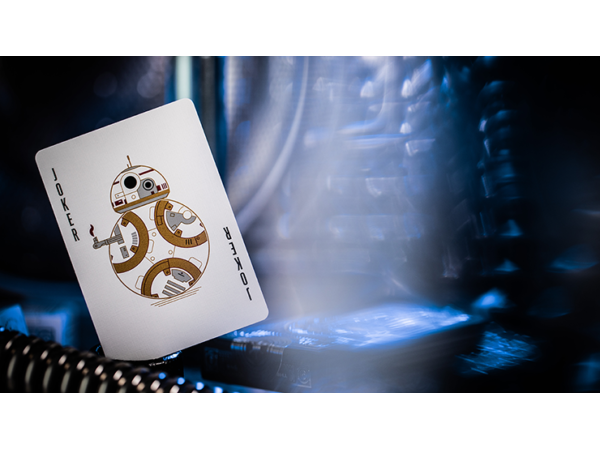 Star Wars Light Side Silver Edition Playing Cards (White) by theory11