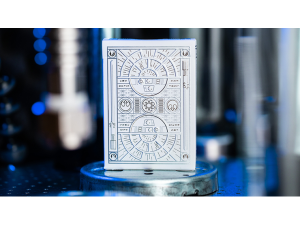 Star Wars Light Side Silver Edition Playing Cards (White) by theory11