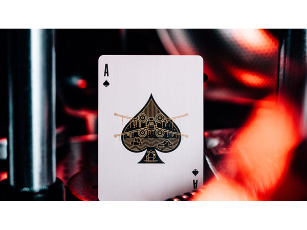 Star Wars Dark Side Silver Edition Playing Cards (Graphite Grey) by theory11