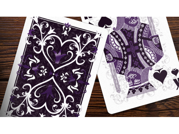 Purple Tulip Playing Cards Dutch Card House Company