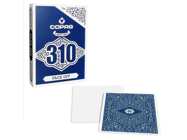 Copag 310 Playing Cards - Slim Line - Face Off - Blue