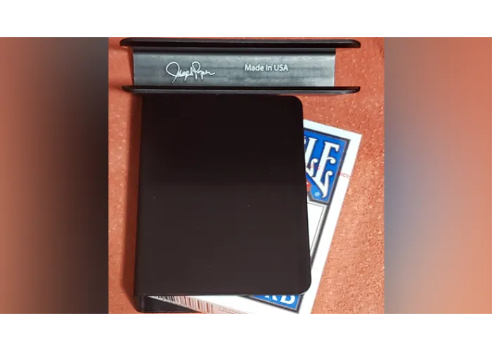 The Porper Card Clip (Black) Flat-Spine by Joe Porper