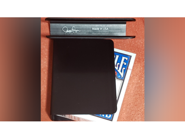 The Porper Card Clip (Black) Flat-Spine by Joe Porper