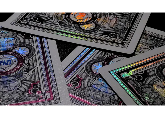 Vegas Diffractor Ultraviolet Numbered Playing Cards