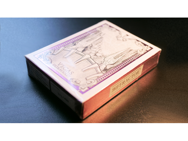 Vegas Diffractor Ultraviolet Numbered Playing Cards