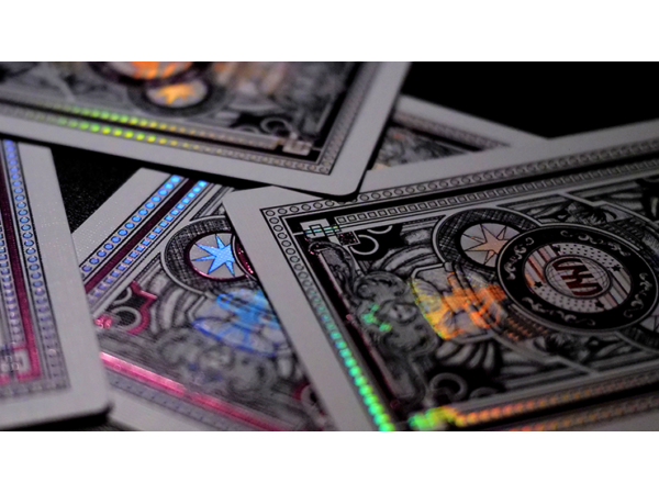 Vegas Diffractor Ultraviolet Numbered Playing Cards