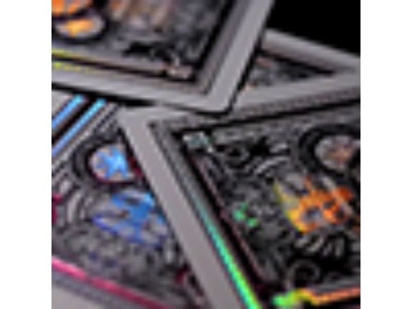 Vegas Diffractor Ultraviolet Numbered Playing Cards