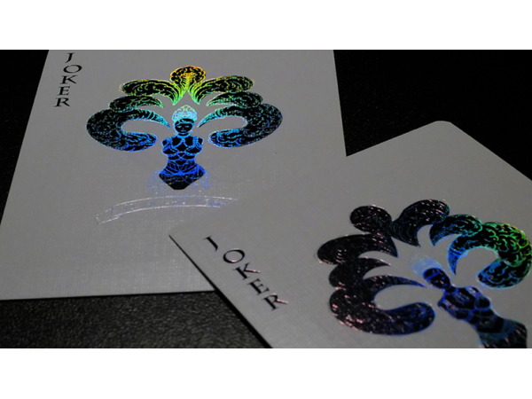 Vegas Diffractor Ultraviolet Numbered Playing Cards