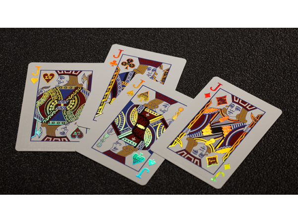 Vegas Diffractor Numbered  Classic Playing Cards