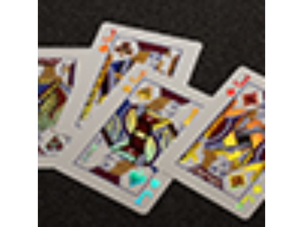 Vegas Diffractor Numbered  Classic Playing Cards