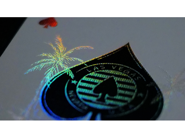 Vegas Diffractor Numbered  Classic Playing Cards