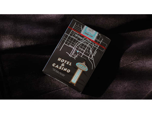 Safari Casino Black Playing Cards by Gemini