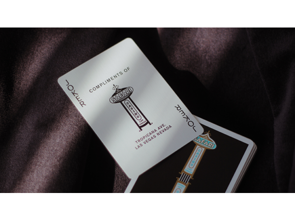 Safari Casino Black Playing Cards by Gemini