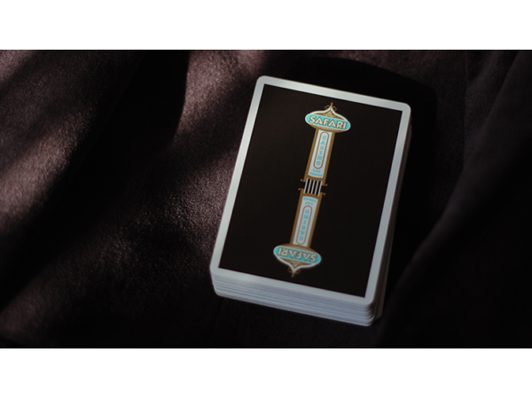 Safari Casino Black Playing Cards by Gemini